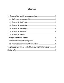 Funcția de control - evaluare în instituțiile publice - Pagina 2