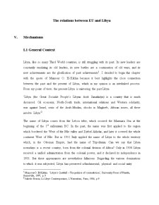 The Relations Between European Union and Libya - Pagina 2