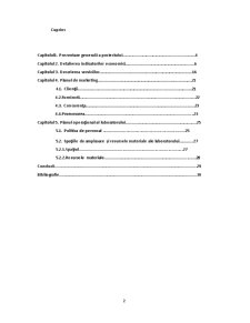 Studiu de fazabilitate al laboratorului de analize fizico-chimice și microbilogice - Pagina 2