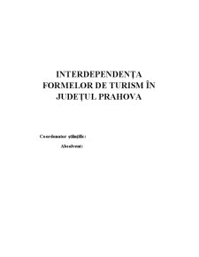 Interdependența Formelor de Turism în Județul Prahova - Pagina 1