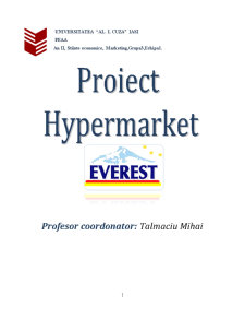 Proiect Hypermarket - Everest - Pagina 1