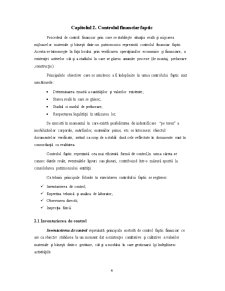 Metodologia de Realizare a Controlului Financiar Faptic în Cadrul Firmei SC Sephora SA - Pagina 4