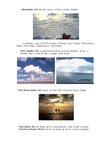 Influența vaporilor de apă asupra zborului - clasificarea norilor - Pagina 3