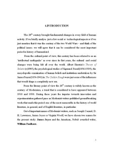 Stream of Consciousness Technique And-Ad Free Indirect Style în James Joyce and William Faulkner - Pagina 4
