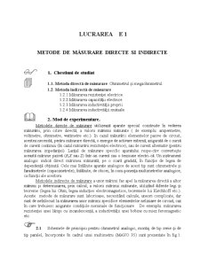 Metode de măsurare directe și indirecte - Pagina 1