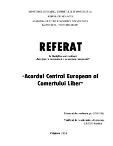 Acordul central european al comerțului liber - Pagina 1