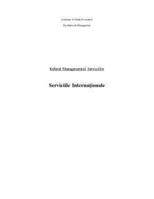 Servicii internaționale - Pagina 1