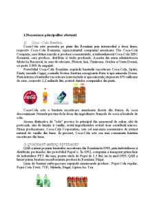 Analiza pieței băuturilor carbogazoase - Coca Cola - Pagina 2
