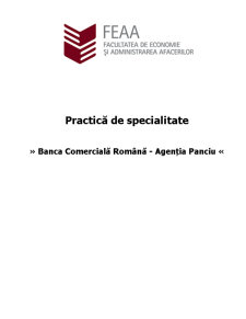 Caiet de practică - banca BCR - Pagina 1