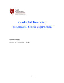 Controlul financiar - conexiuni teorie și practică - Pagina 1