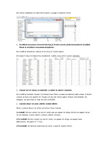 Introducerea și Modificarea Datelor în Excel - Pagina 3