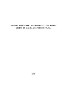 Analiza diagnostic a competitivității firmei - fabrica de pufuleți Gusto - Pagina 1