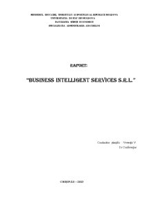 Business Intelligent Services SRL - Pagina 1