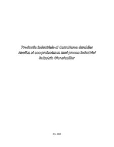 Producția industrială și dezvoltarea durabilă - analiza și eco-proiectarea unui proces industrial - industria clor-alcalilor - Pagina 1