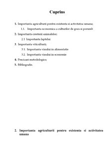 Importanța agroeconomică a producției agricole - Pagina 3