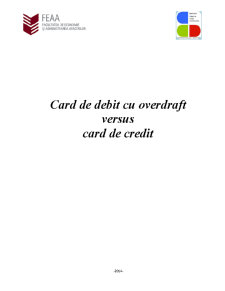 Card de debit cu overdraft versus card de credit - Pagina 1