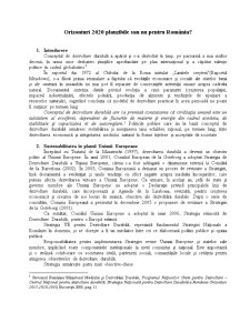 Orizonturi 2020 Plauzibile sau nu Pentru România - Pagina 1
