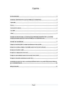 Forme și Fonduri de Protecție a Oamenilor Împotriva Calamităților Naturii și Accidentelor - Pagina 2