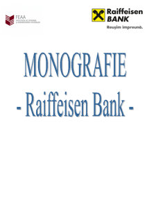 Monografie - Raiffeisen Bank - Pagina 1
