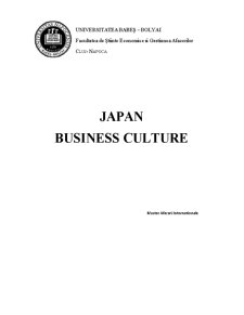 Japan - Business Culture - Pagina 1