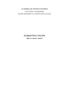 Marketing online - brief de creație website - Pagina 1