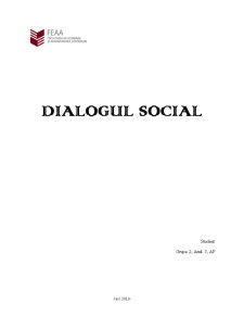 Dialogul Social - Pagina 1