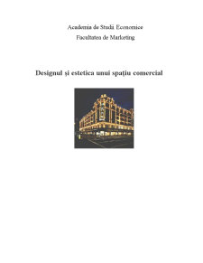 Designul și Estetica unui Spațiu Comercial - Pagina 1