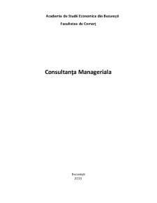 Consultanța Manageriala - Pagina 1