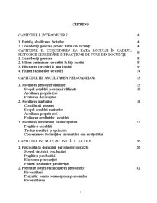 Metodica Cercetării Infracțiunilor de Furt din Locuințe în Practica Organelor Judiciare ale Județului Maramureș - Pagina 2