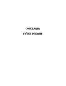 Plan de afaceri Cofetăria Sweet Dreams - Pagina 1