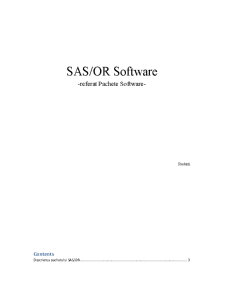 Pachete Software - SAS-OR - Pagina 1