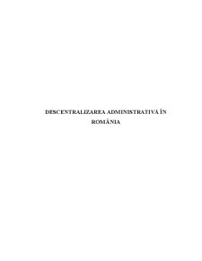 Descentralizarea Administrativă în România - Pagina 2