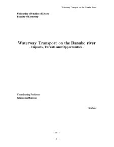 Waterway Transport on the Danube River - Pagina 1