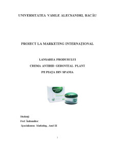 Lansarea unui produs cosmetic pe o piața străină - Pagina 1