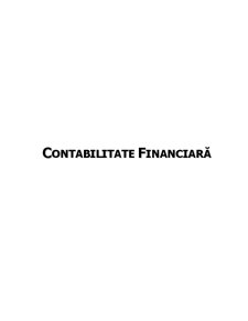 Contabilitate Financiară - Pagina 1