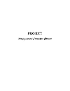 Managementul Producției Chimice - Pagina 1