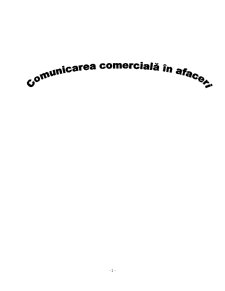 Comunicare comercială în afaceri - Pagina 1
