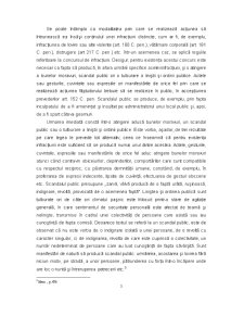 Drept Penal Special Ultrajul Contra Bunelor Moravuri și Tulburarea Ordinii și Liniștii Publice - Pagina 5