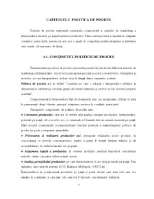 Politică de produs la SC Găești SA - Pagina 1