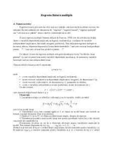 Regresie liniară multiplă - Pagina 2