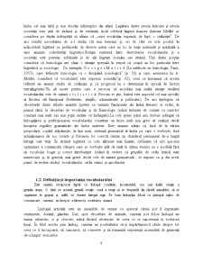 Organizarea funcțională a vocabularului limbii române - discursul politic și administrativ - Pagina 5