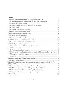 Managementul resurselor umane - SC Apa Nova Bucuresti SA - Pagina 2
