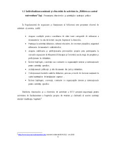 Organizarea și funcționalitatea Bibliotecii Centrale Universitare Iași . premise și factori de impact - Pagina 3