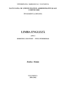 Curs de limba engleză - Pagina 1