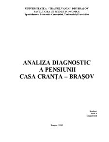 Diagnosticul Pensiunii Casa Cranța Brașov - Pagina 1