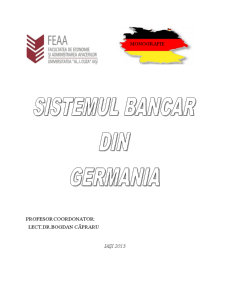 Monografia Sistemului Bancar din Germania - Pagina 1