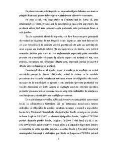 Sistemul impozitelor și taxelor locale în România și rolul său - Pagina 4