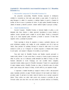 Analiza Mediului de Marketing în Cadrul Firmei SC Mondelez România SA - Pagina 5