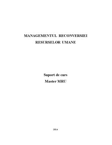 Managementu Reconversiei - Pagina 1