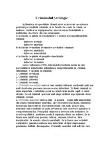 Criminalul Patologic - Pagina 1